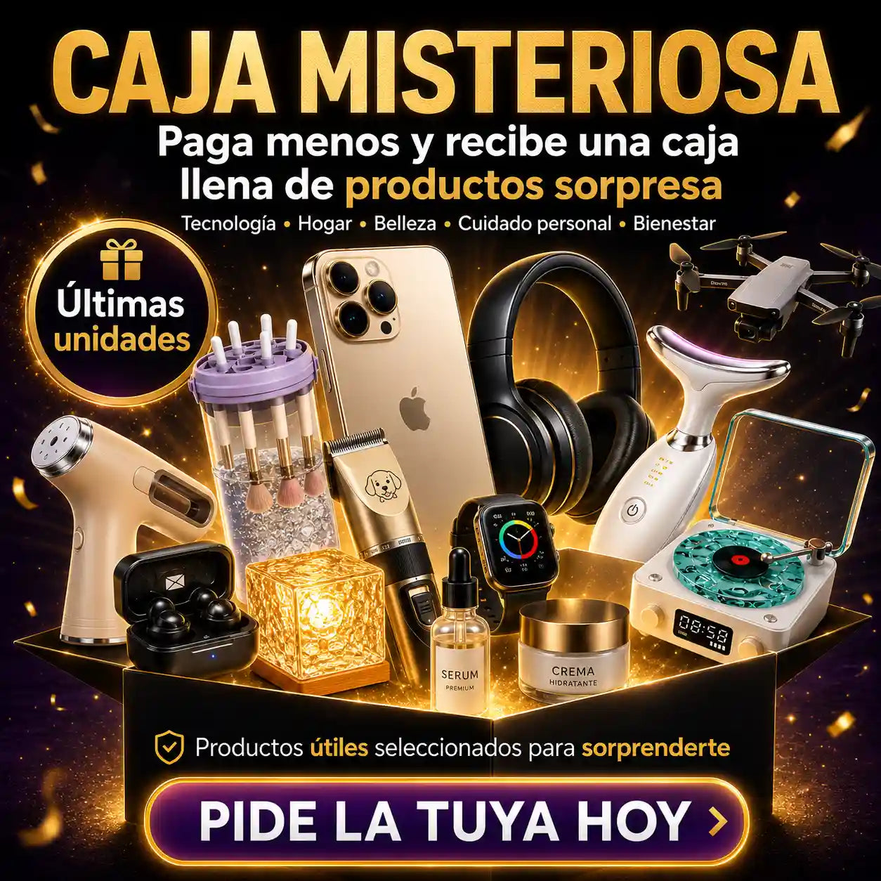 MISTERY BOX | Paga el precio de 1 y recibe hasta 10 productos sorpresa