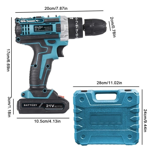 Taladro inalámbrico 21V