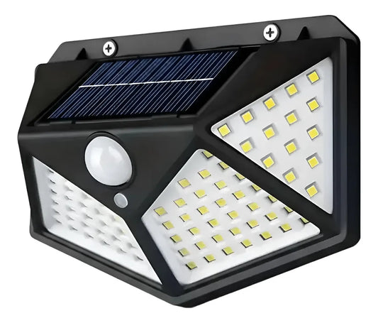 Lámpara solar de pared con sensor (100 LED)