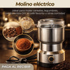 Molino Eléctrico Multiusos: Muele en segundos, disfruta por días ☕
