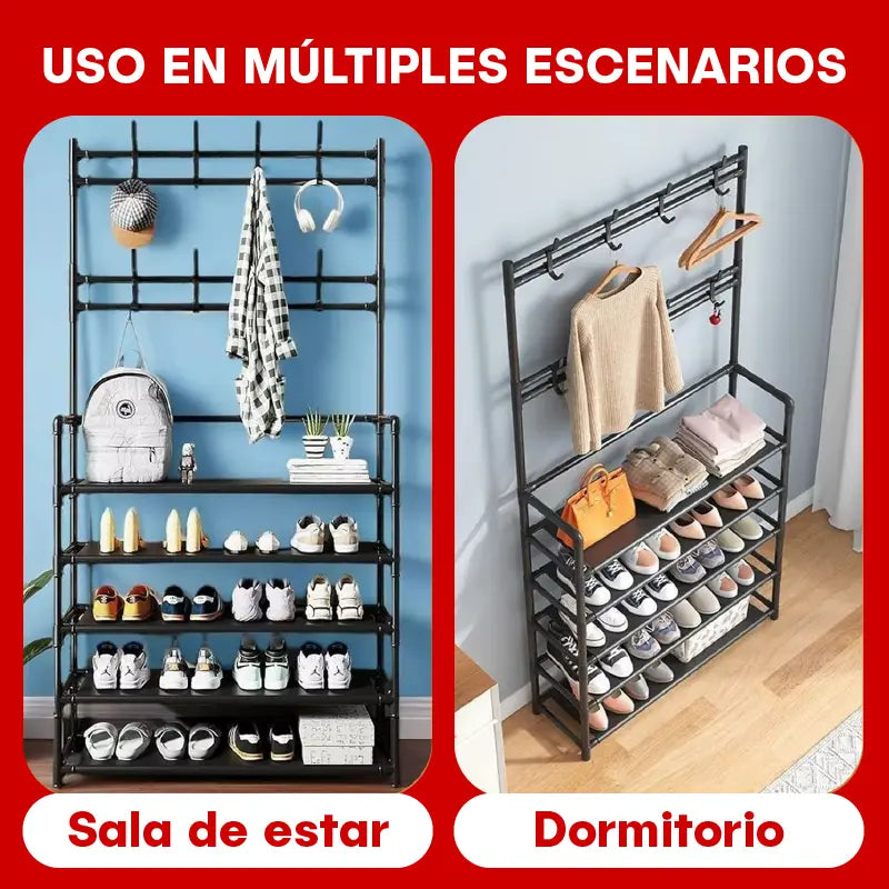ORGANIZADOR ZAPATERO PERCHERO | Ordena y decora a la vez💫