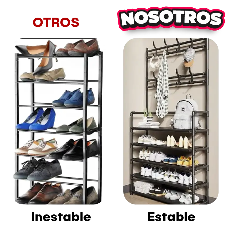 ORGANIZADOR ZAPATERO PERCHERO | Ordena y decora a la vez💫