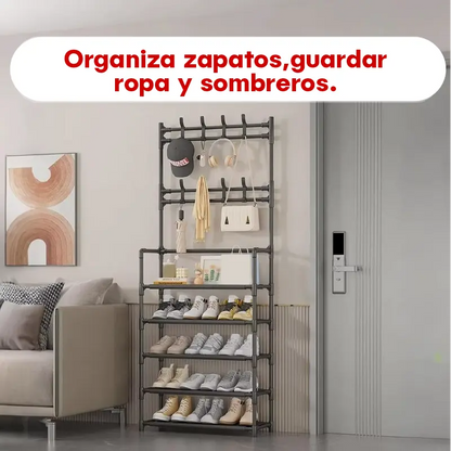 ORGANIZADOR ZAPATERO PERCHERO | Ordena y decora a la vez💫