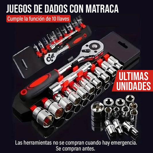 JUEGO DE DADOS (10 PCS) | Ajusta y Repara sin Ir al Taller