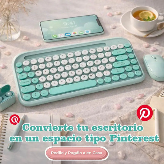 TECLADO PINTEREST |✨ Haz que tu escritorio se vea como te lo imaginas.