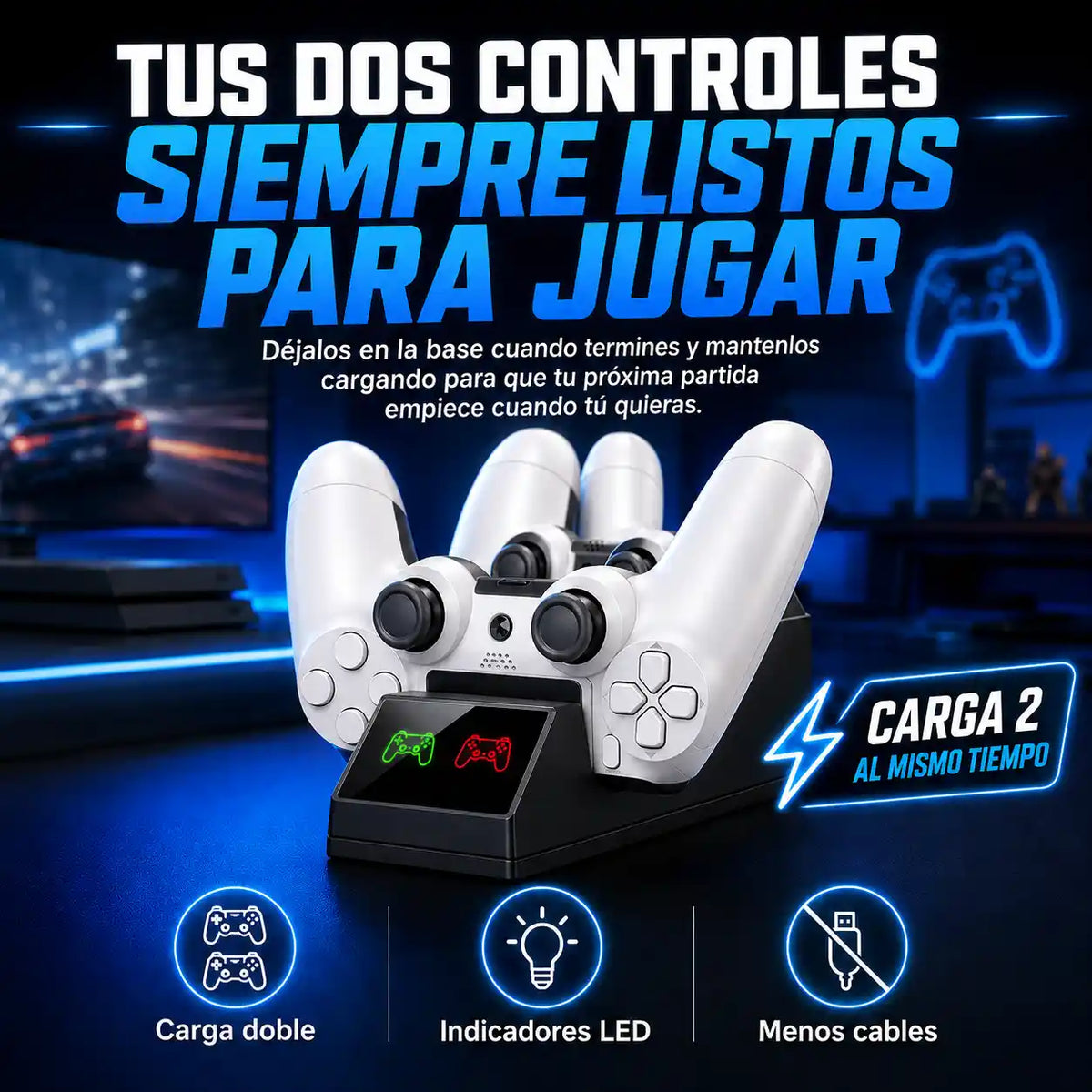 BASE DE CARGA PARA CONTROLES | No te quedes a media partida