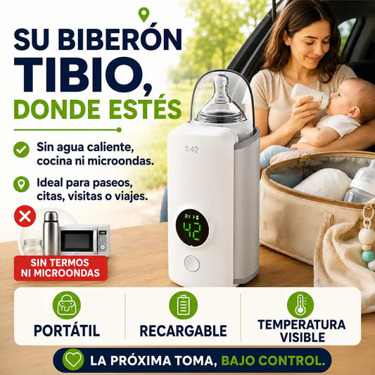 CALENTADOR DE BIBERON | Leche a una temperatura perfecta para tu bebe en pocos minutoss