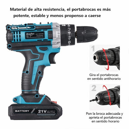 Taladro inalámbrico 21V