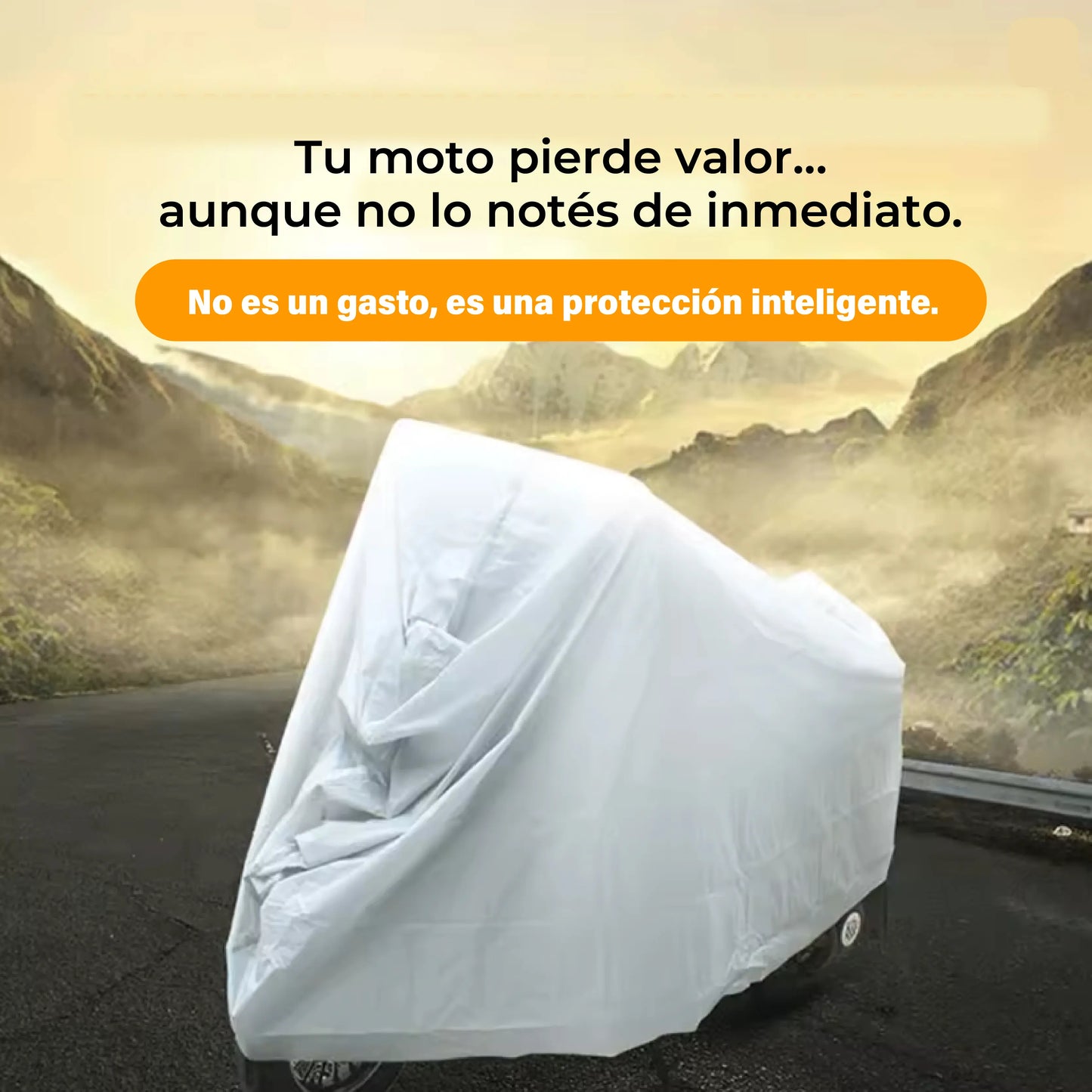 COBERTOR IMPERMEABLE PARA MOTOCICLETA 🏍️💦