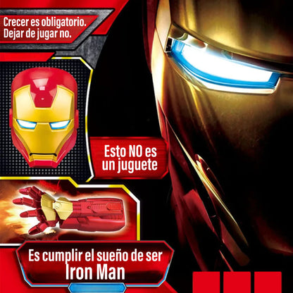 🦸‍♂️ DISFRAZ DE IRON MAN | Guante + Máscara