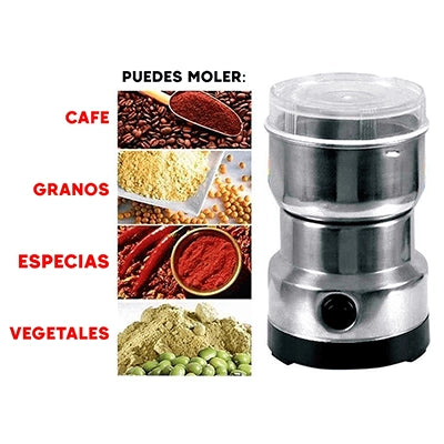 Molino Eléctrico Multiusos: Muele en segundos, disfruta por días ☕