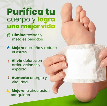 30 Parches Kinoki |Eliminan y Desintoxican tu cuerpo desde la 1era semana